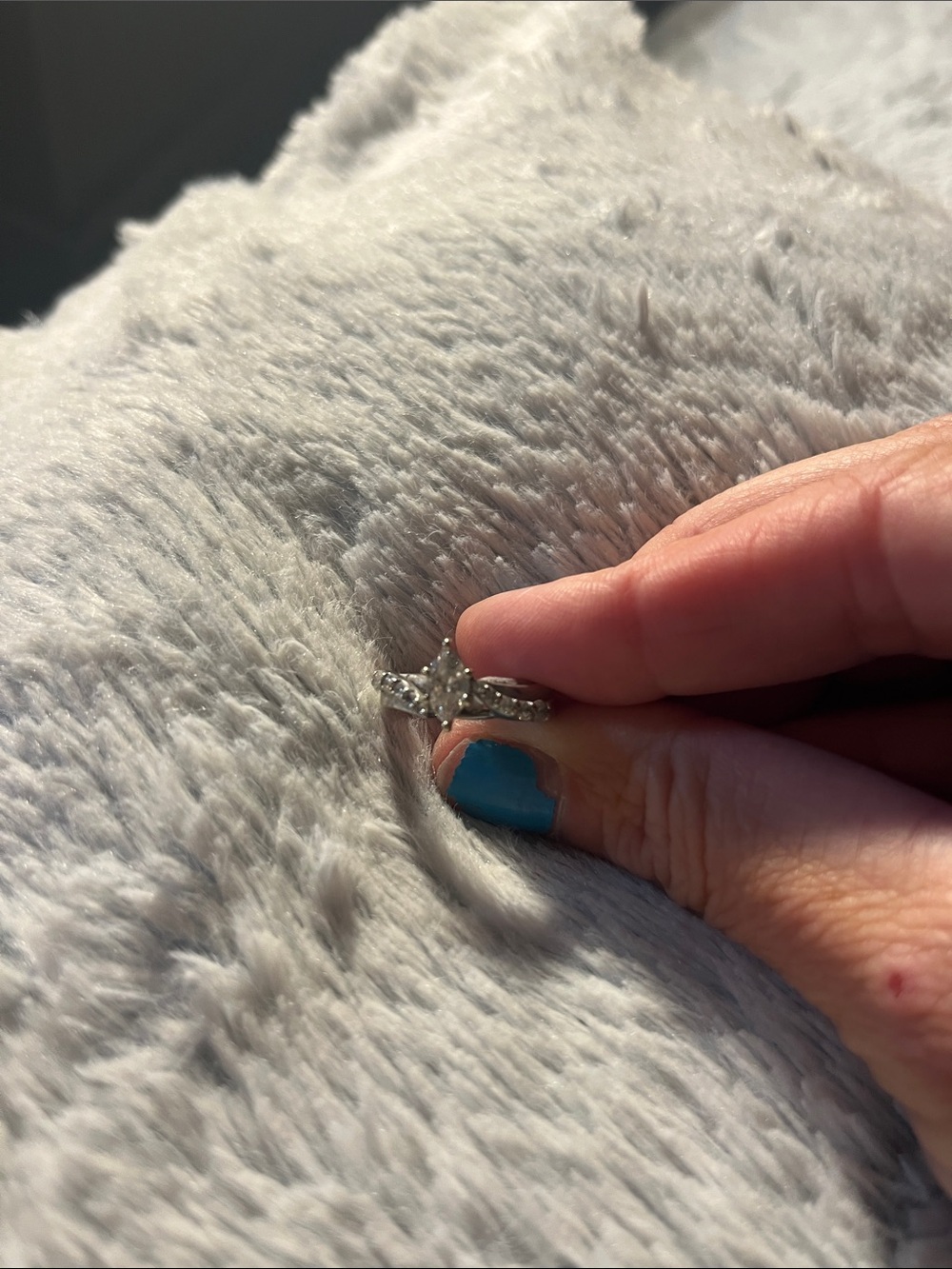 Kay Jewelers white gold diamond engagement ring